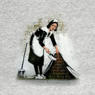 Banksy sweeping it under the carpet T-Shirt